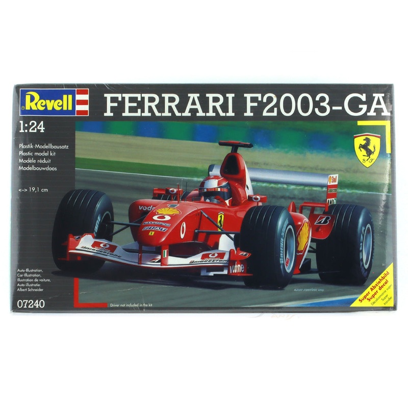 Ferrari F2003-GA 1:24 Revell plastic car model kit