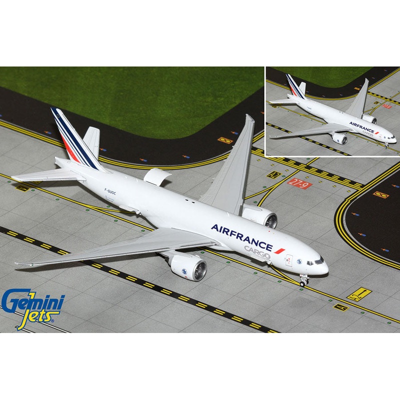 GeminiJets Air France Cargo Boeing B777-200LRF F-GUOC (Interactive Series) 1/400 Aircraft Scale Model