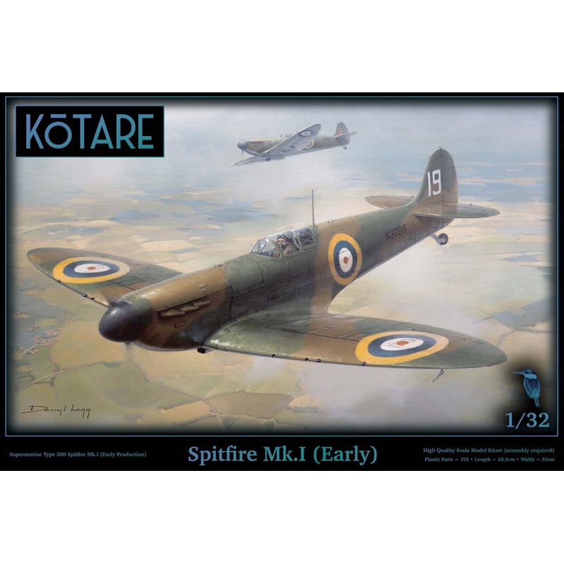 Kotare 1/32 British Spitfire Mk.Ia (Early) K32004