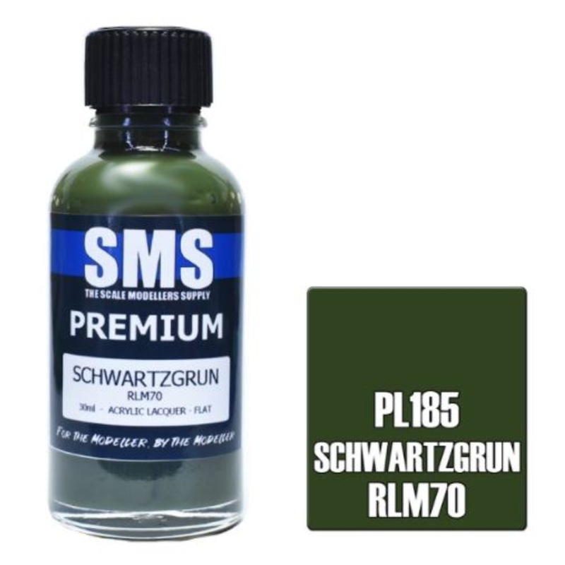 SMS Premium Lacquer - PL185 Scwartzgrun RLM70