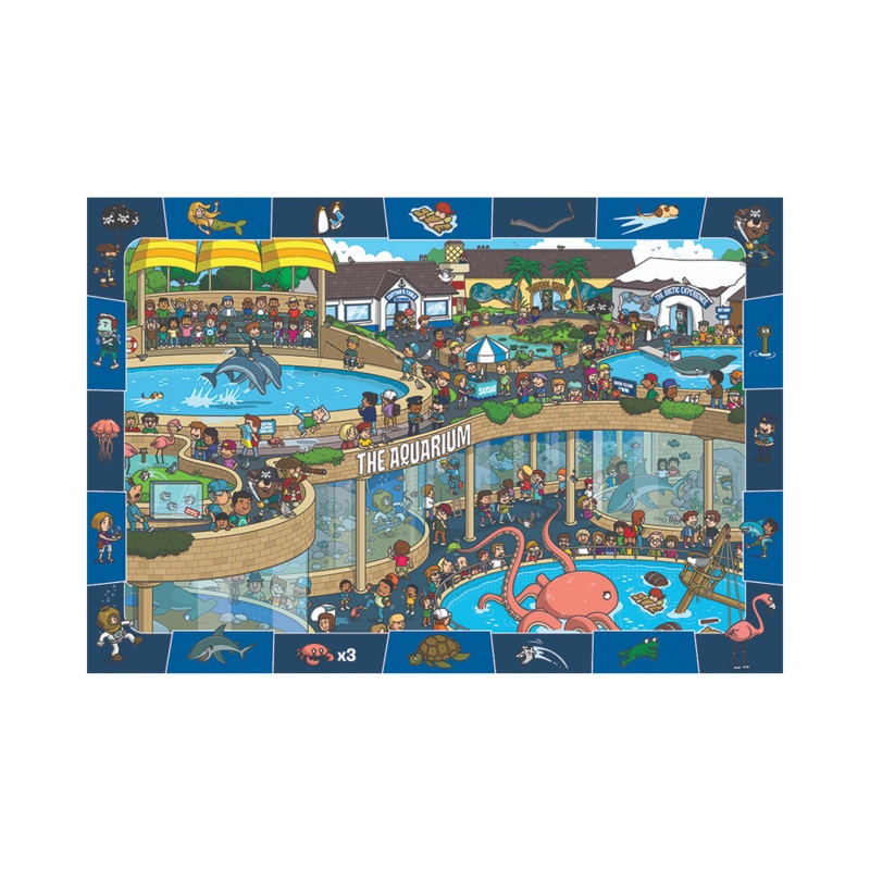 Spot & Find Crazy Aquarium Puzzle - 100 pcs