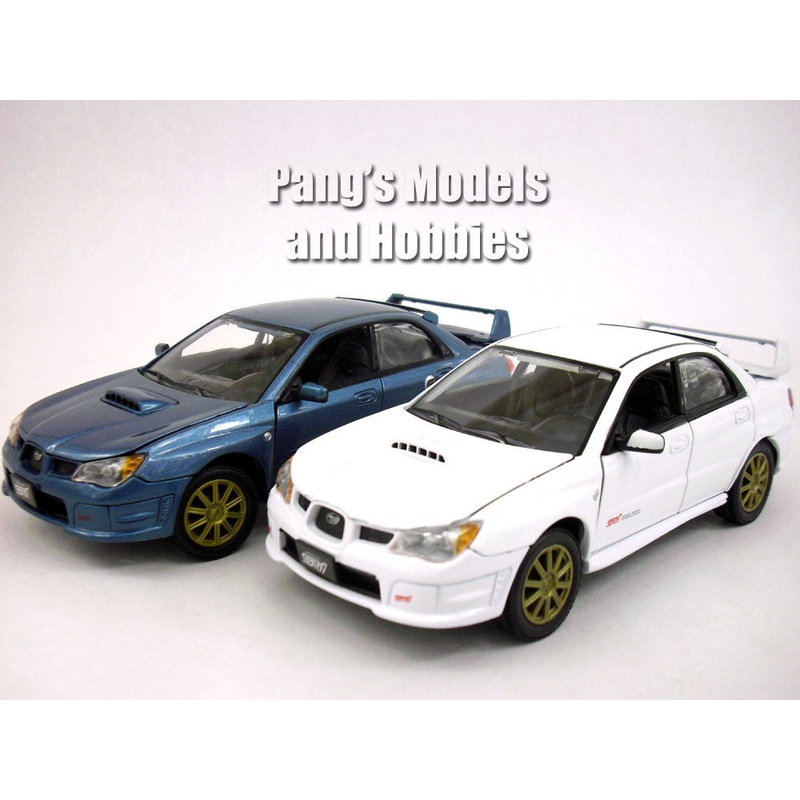 Subaru Impreza WRX STI 1/24 Scale Diecast Metal Model by Motormax Blue