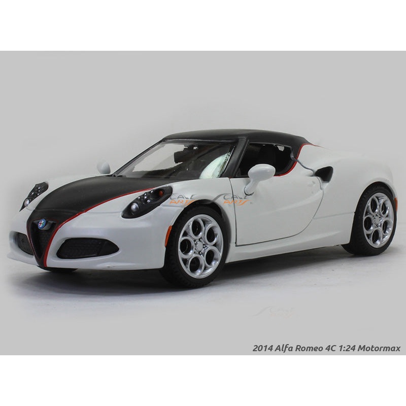 2014 Alfa Romeo 4C 1:24 Motormax diecast scale model car