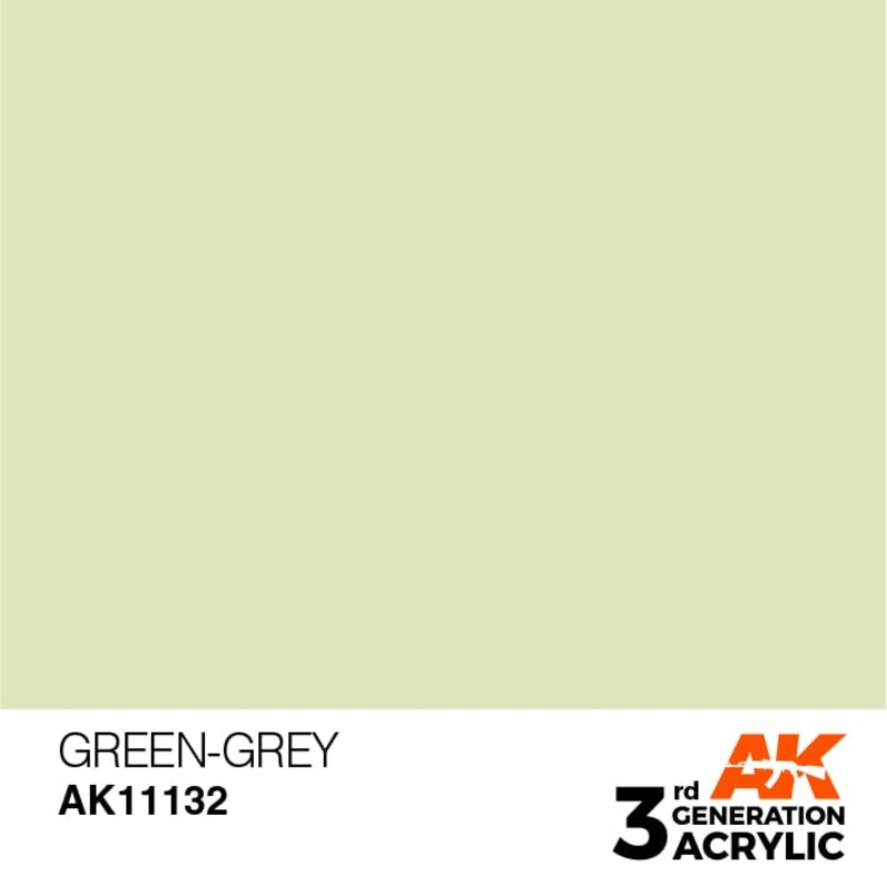 AK Interactive 3rd Gen Acrylic AK11132 Green-Grey 17ml