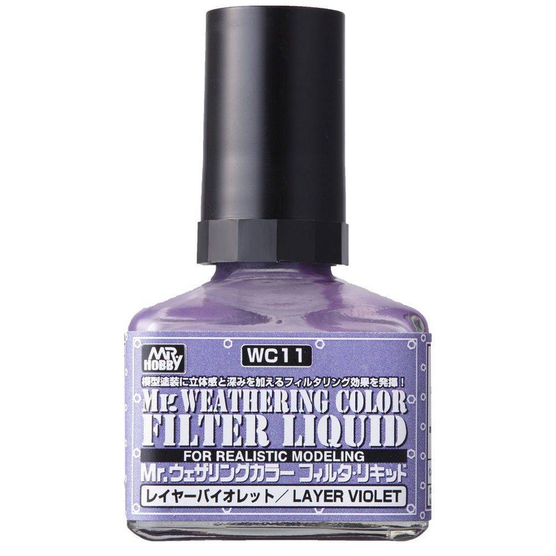 Mr. Hobby Mr Weathering Color Filter Liquid WC11 Layer Violet