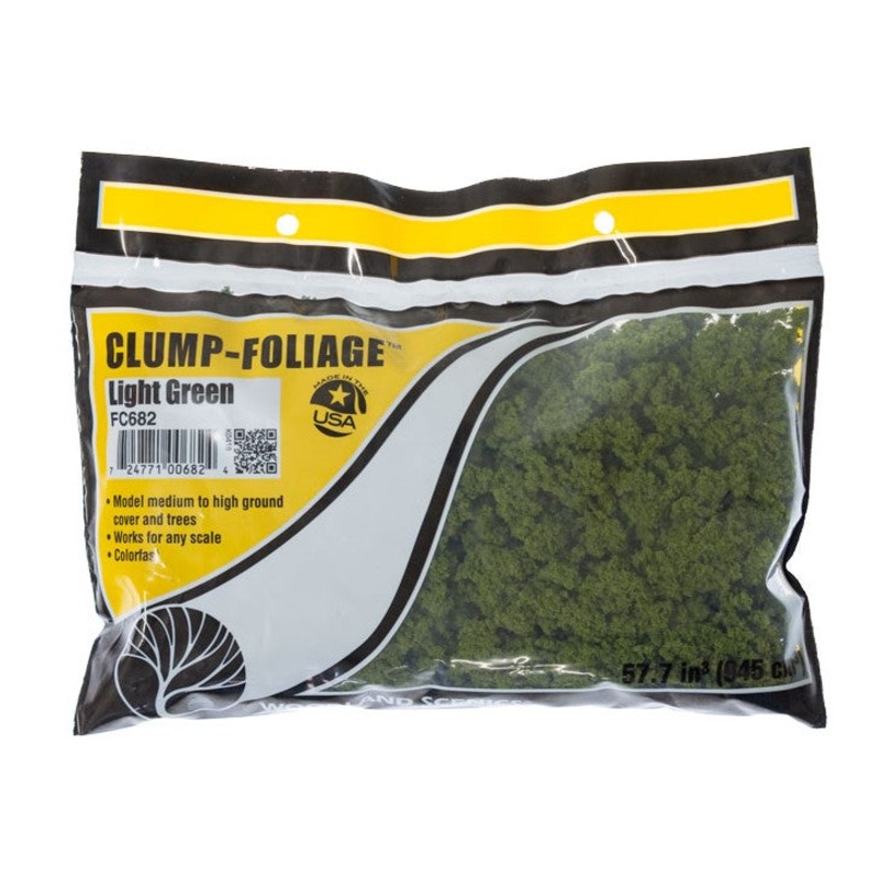 Woodland Scenics FC682 Clump Foliage - Light Green