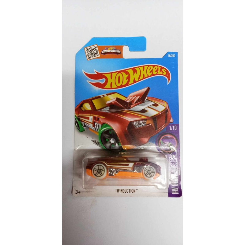 2016 Hot Wheels TWINDUCTION #46 - HW Glow Wheels (DHP72)