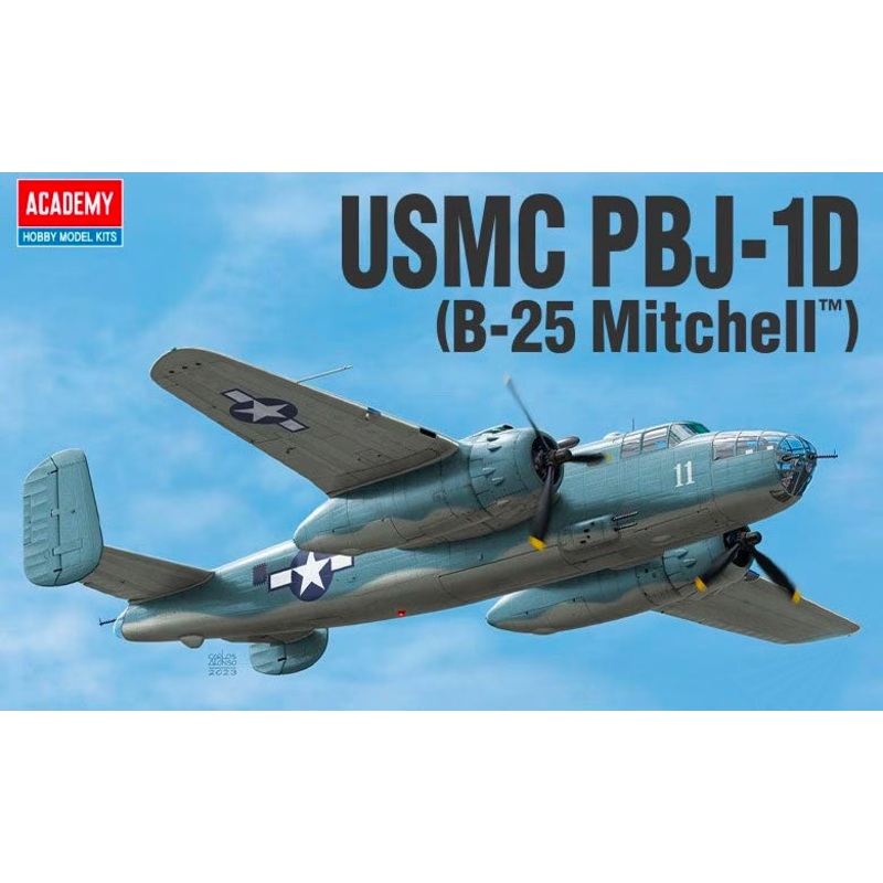 Academy 1/48 USMC PBJ-1D (B-25 Mitchell) 12334