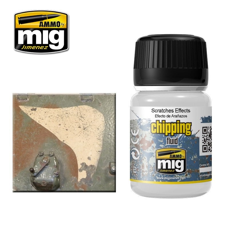 Ammo by Mig AMIG2010 Chipping Fluid, Scratches Effects
