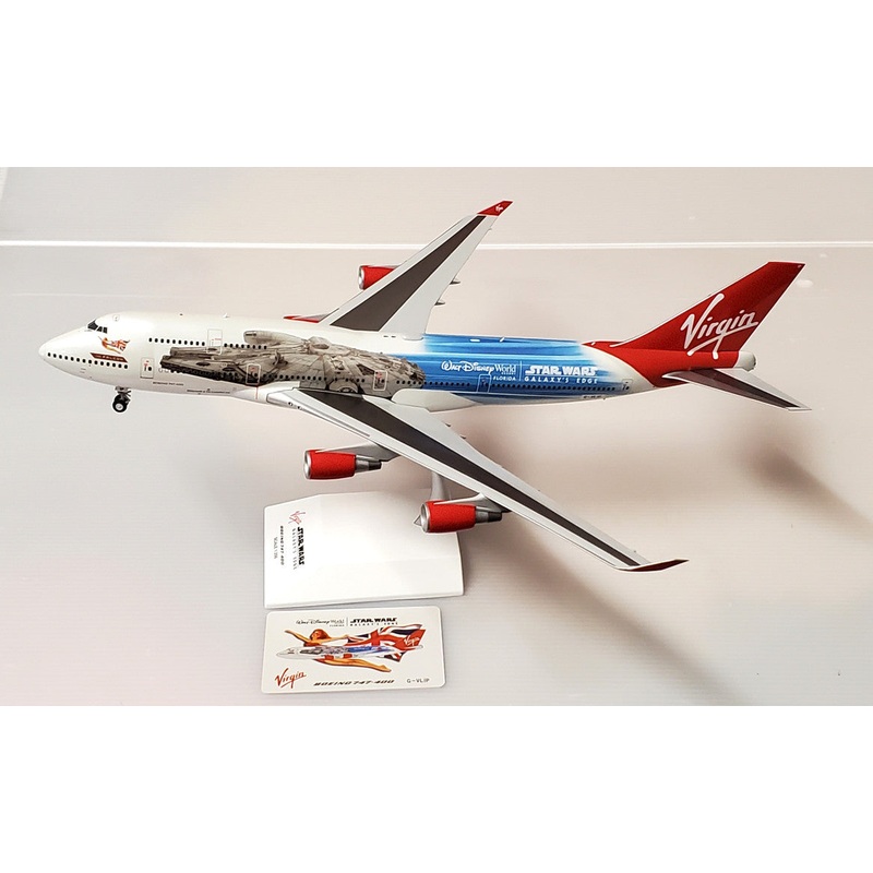 EW2744001 | JC Wings 1:200 | Virgin Atlantic Boeing 747-400 Star Wars Galaxy's Edge Reg: G-VLIP With Stand