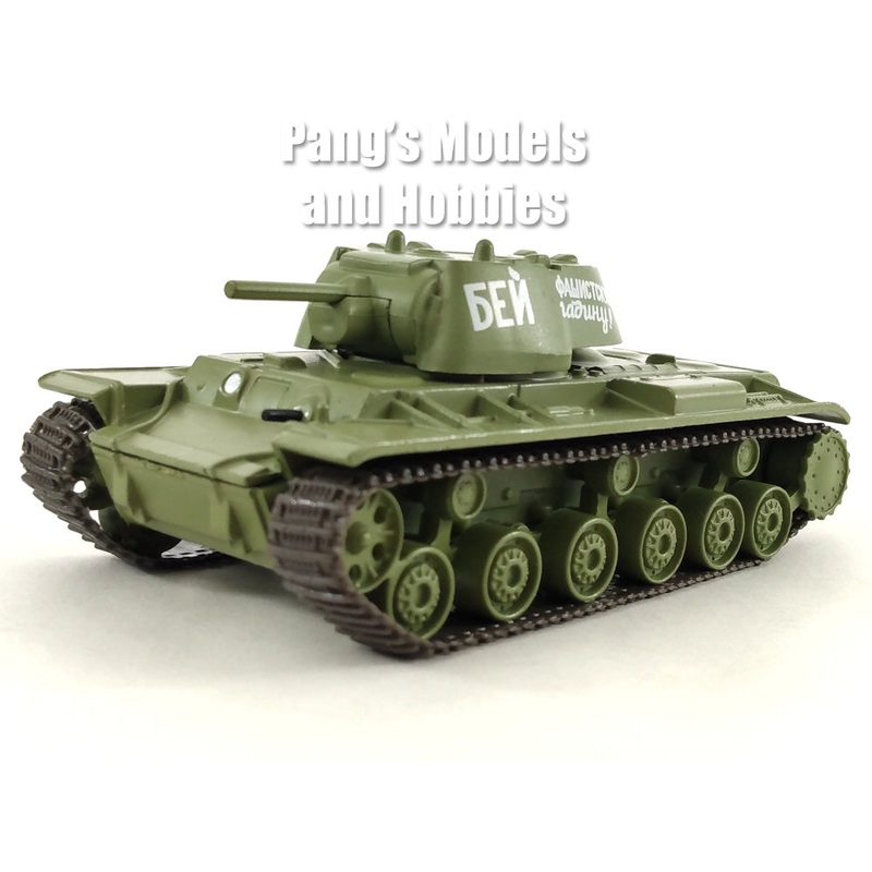 KV-1 Heavy Tank - Russian - Soviet Army - Green 1/72 Scale Die-cast Model by Eaglemoss