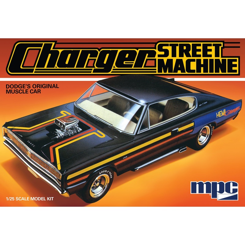 "PRE-ORDER" MPC 1967 Dodge Charger Street Machine 1:25 Scale Model Kit (DUE NOVEMBER 2025)