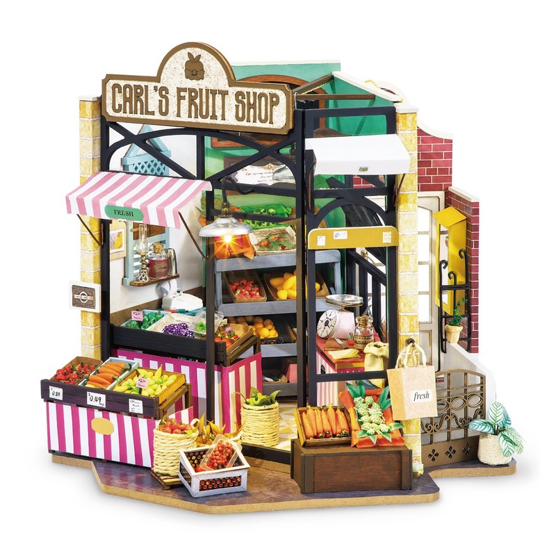 Robotime - DIY House; Carl's Fruit Shop