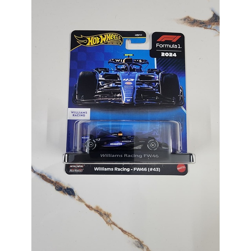 Hot Wheels Premium Formula 1 2024 -Williams Racing - FW46(#43)