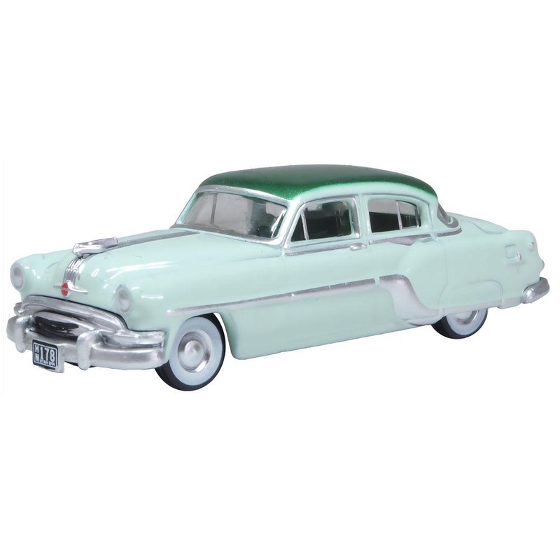 Oxford 1/87 HO 87PC54005 Pontiac Chieftain 4-Door Sedan 1954 Shannon Green/Brookmere Green COMING SOON
