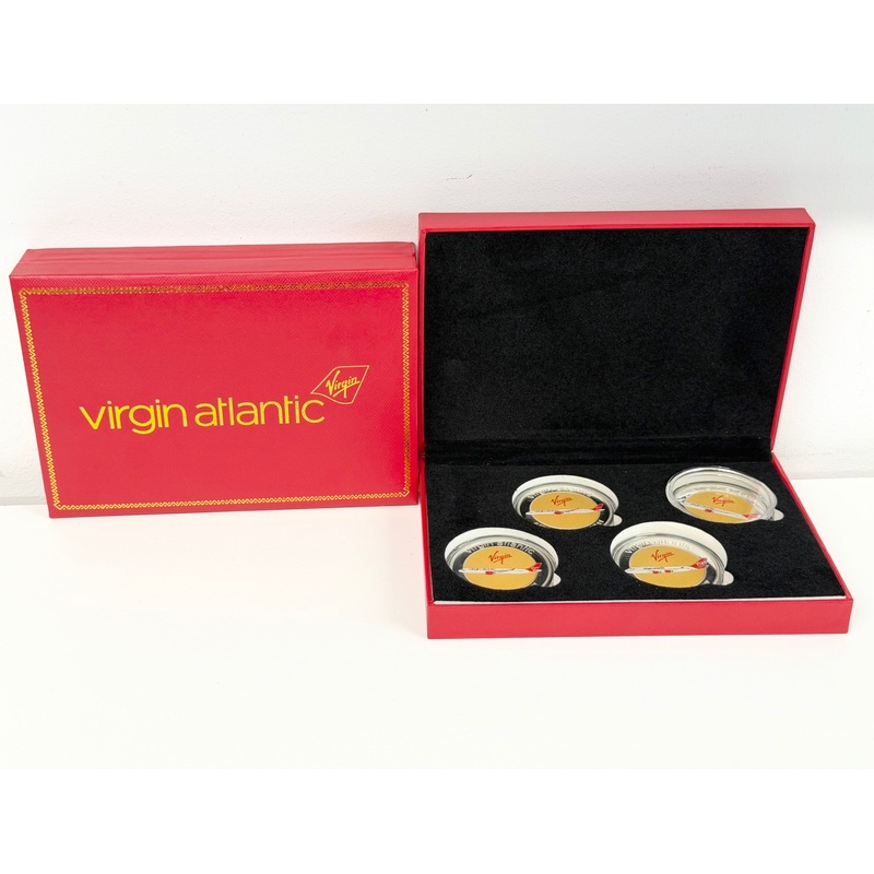 VIRGINCONSET | Other Gifts | Limited Edition Virgin Atlantic A350/ B747 commemorative coin set;