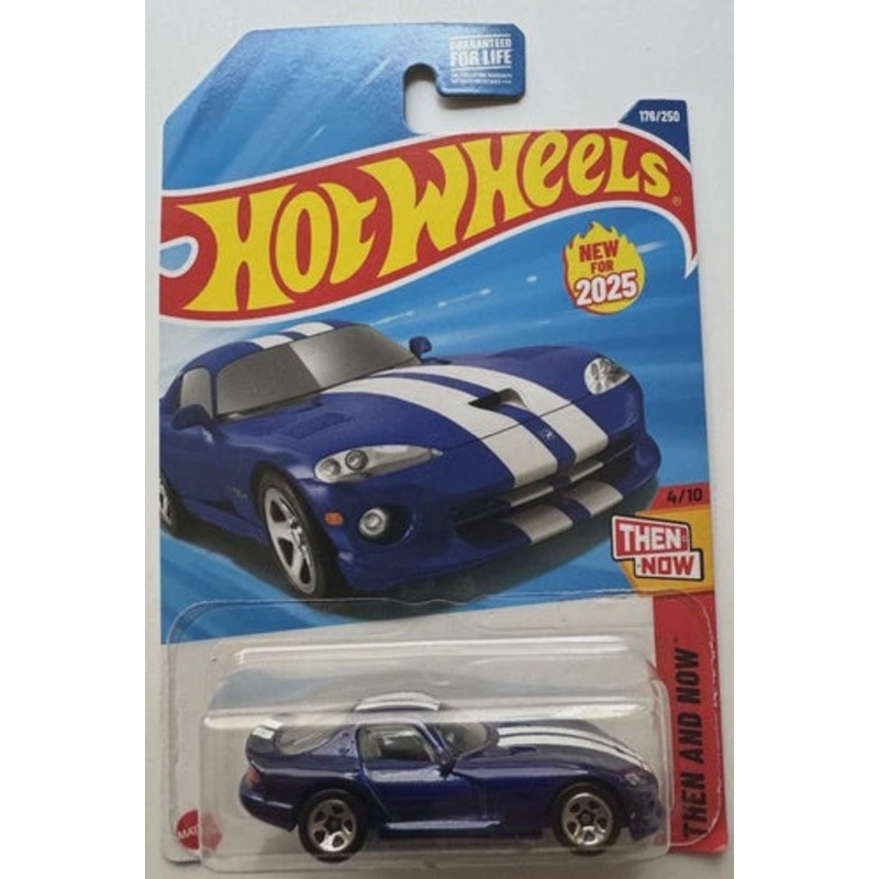 2025 Hot Wheels THEN AND NOW 4/10 '96 Dodge Viper GTS 176/250