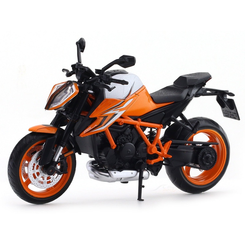 KTM 1290 Super Duke R Orange 1:12 MSZ Licensed Diecast Scale Model Bike Collectible