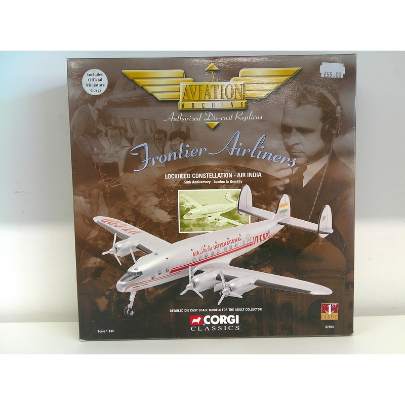 032435475030 | 47503 | Corgi 1/144 Die-Cast | Lockheed Constellation | Air India VT-COP