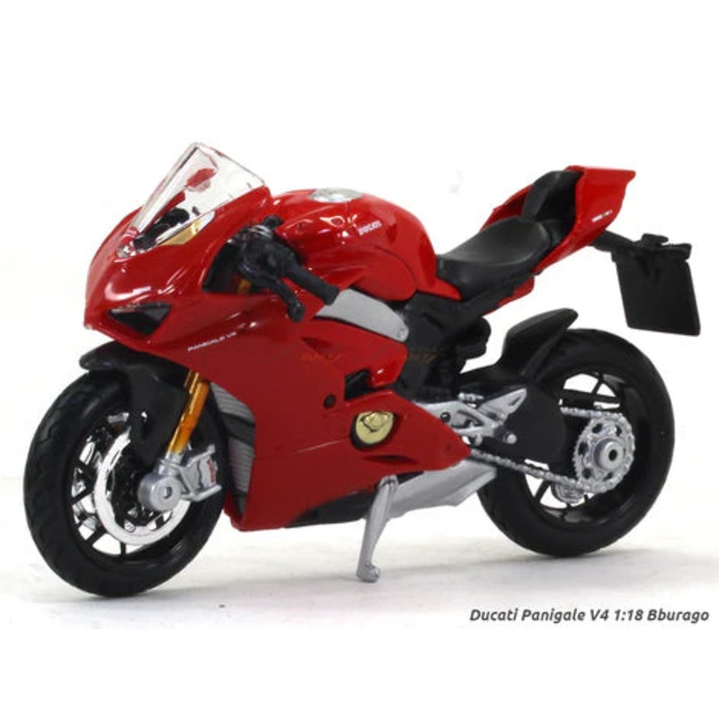 BBURAGO DUCATI PANIGALE V4 BIKE 1/18 DIECAST 28-91080