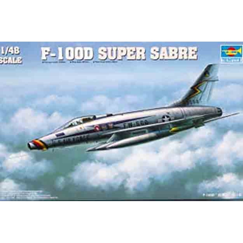 Trumpeter 1/48 US F-100D Super Saber 02839C OPEN BOX