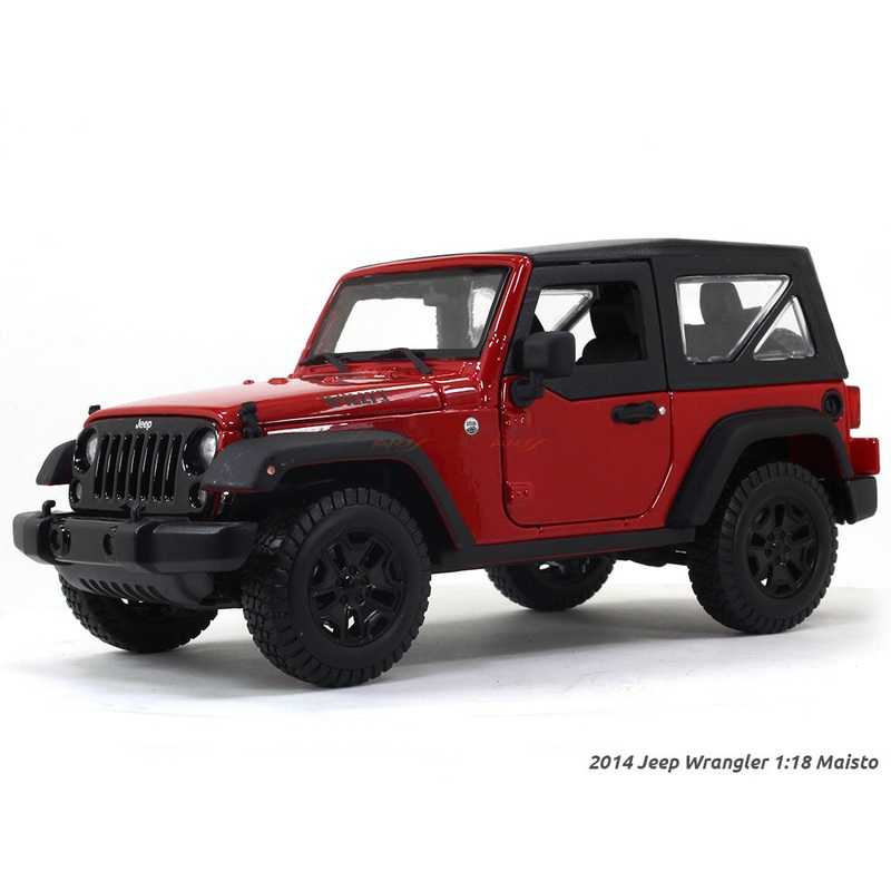 2014 Jeep Wrangler 1:18 Maisto licensed diecast Scale Model car collectible India