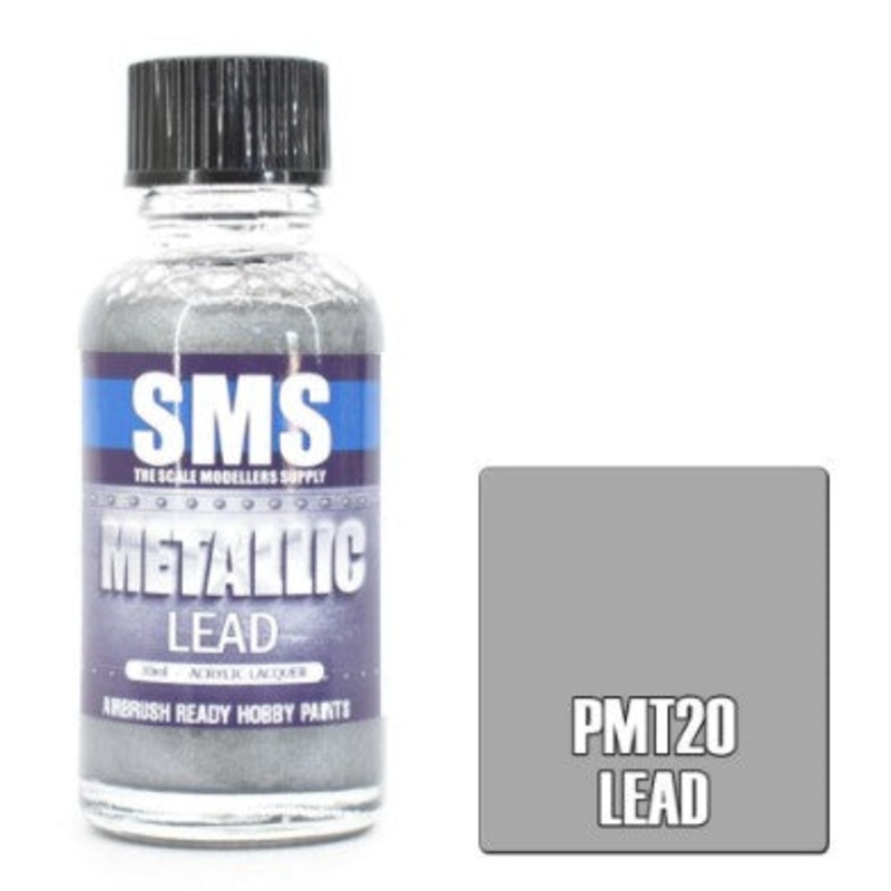 SMS Premium Metallic Lacquer - PMT20 - Lead
