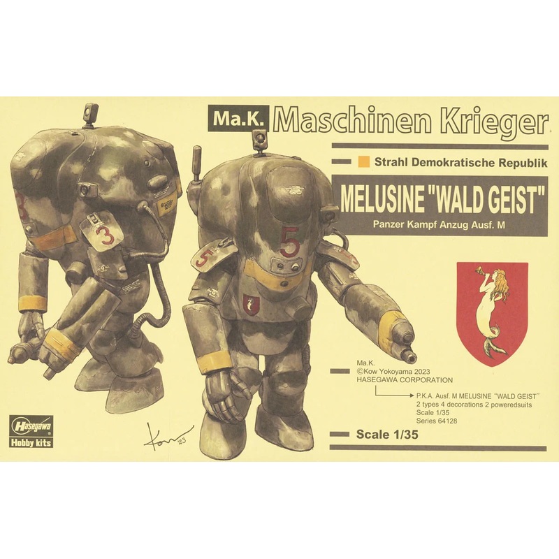 Hasegawa Maschinen Krieger 1/35 Melusine "Wald Geist" 64128