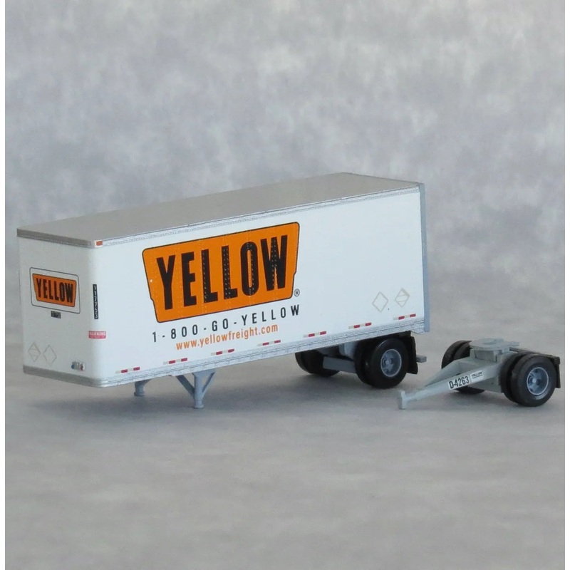 Trainworx N Scale YELLOW 28' Trailer 42885-06 SALE