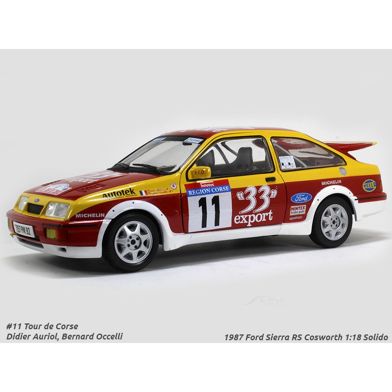 1987 Ford Sierra Cosworth RS Tour De Corse 1:18 Solido diecast Scale Model car