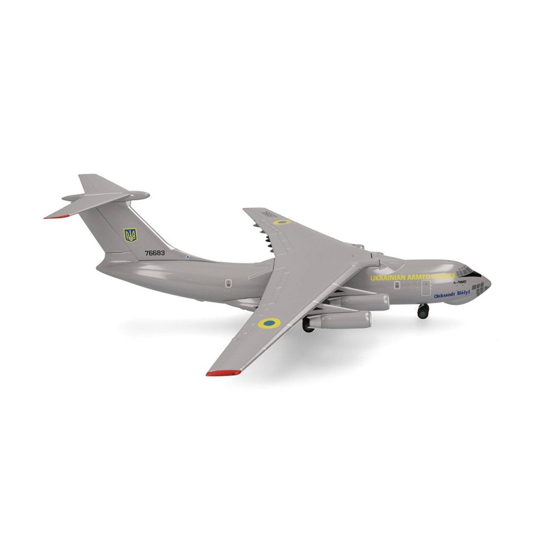 573610 | Herpa Military 1:200 | Ukrainian Air Force Ilyushin IL-76 - 25th Transport Aviation Brigade - 76683 | was due June 2025