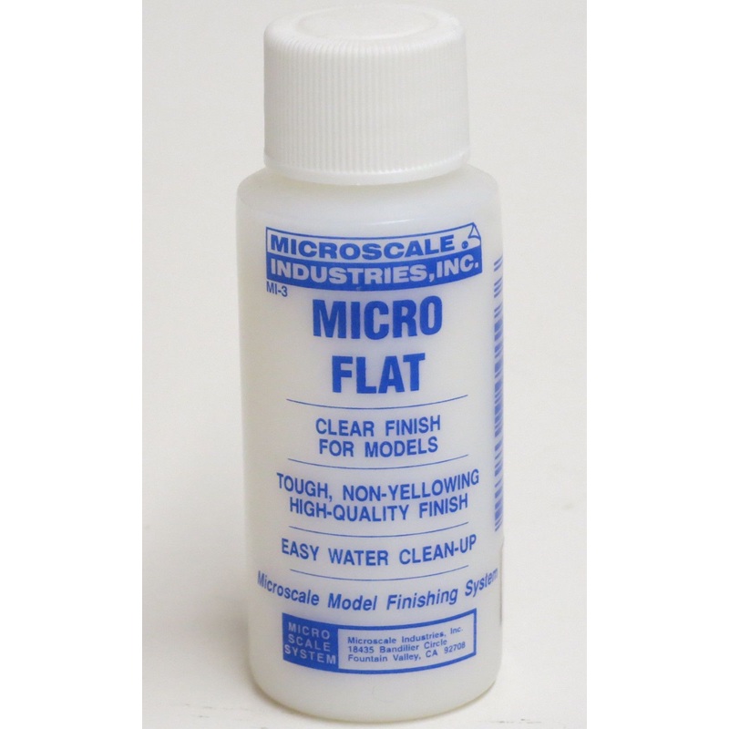 Microscale MI-3 Micro Flat Clear Finish 1 oz.