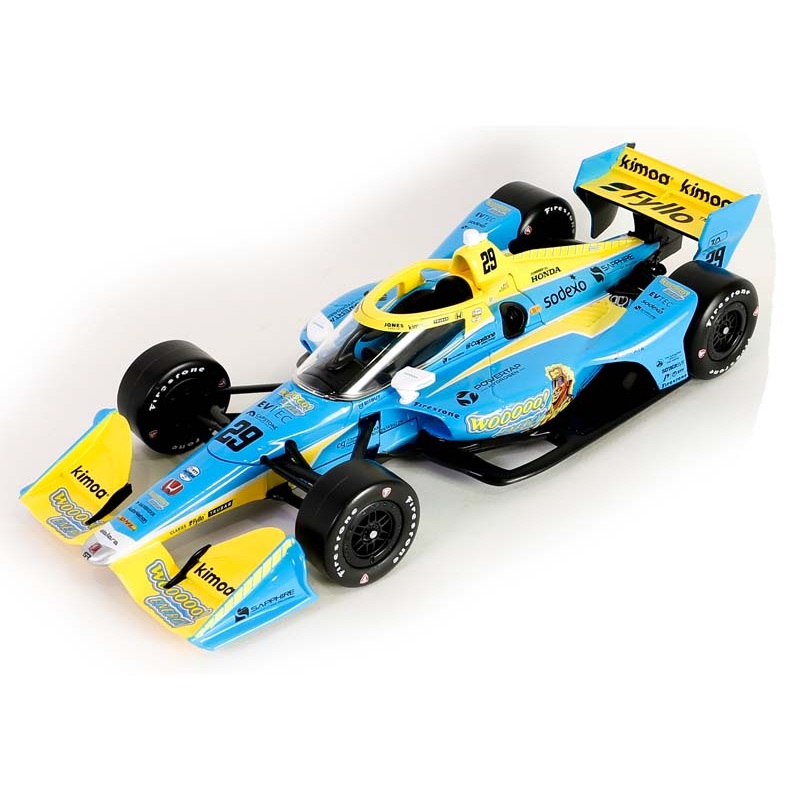 #29 Devlin DeFrancesco / Andretti Steinbrenner Autosport WOOOOO Energy (2023 NTT IndyCar Series) Diecast 1:18 Scale Model - Greenlight 11229