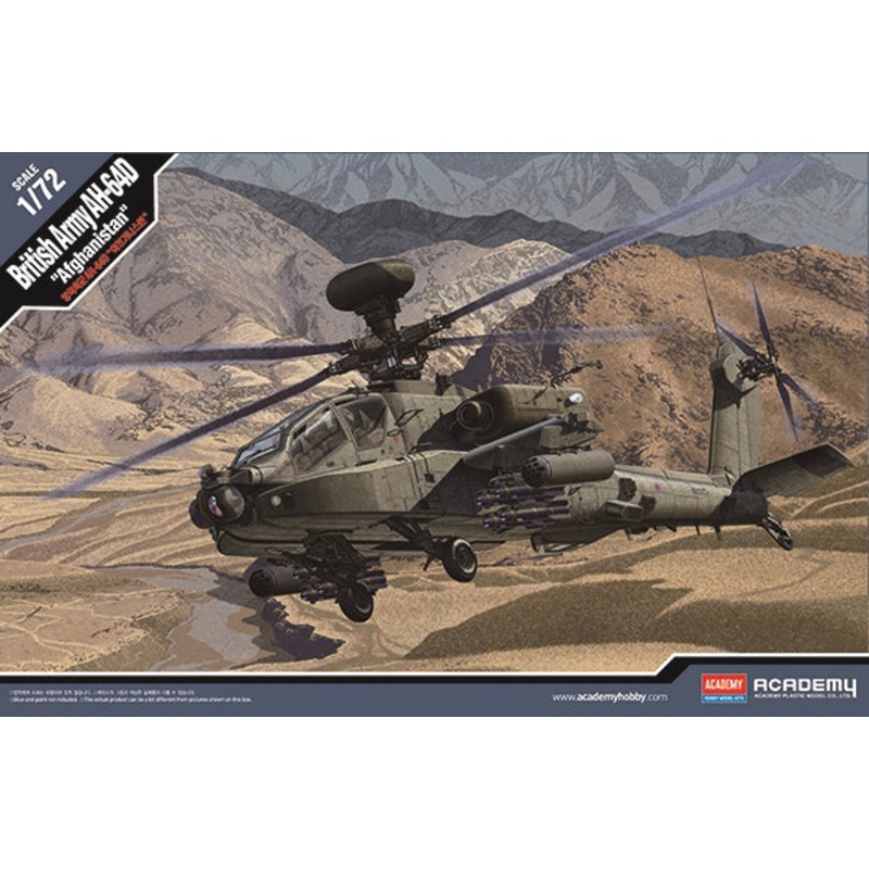 Academy 1/72 British AH-64D Afghanistan 12537