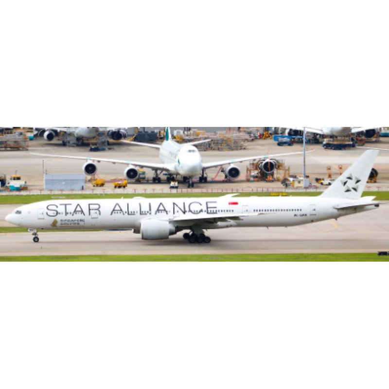 XX40802 | JC Wings 1:400 | Boeing 777-300ER Singapore Airlines Star Alliance Reg: 9V-SWM With Antenna | is due November 2025