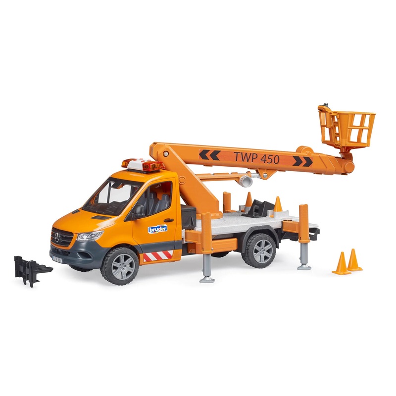 #02679 1/16 MB Sprinter Service Crane Truck with Lights & Sound