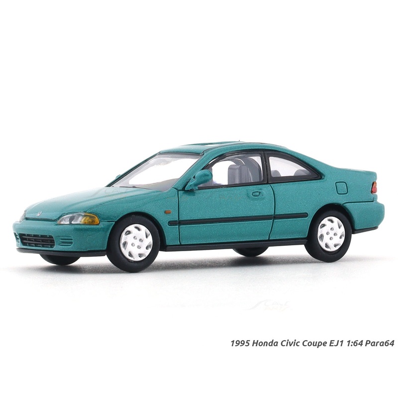 1995 Honda Civic Coupe EJ1 Aztec Green 1:64 Para64 diecast scale model car