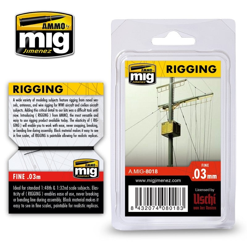 Ammo by Mig AMIG8018 Rigging 0.03mm