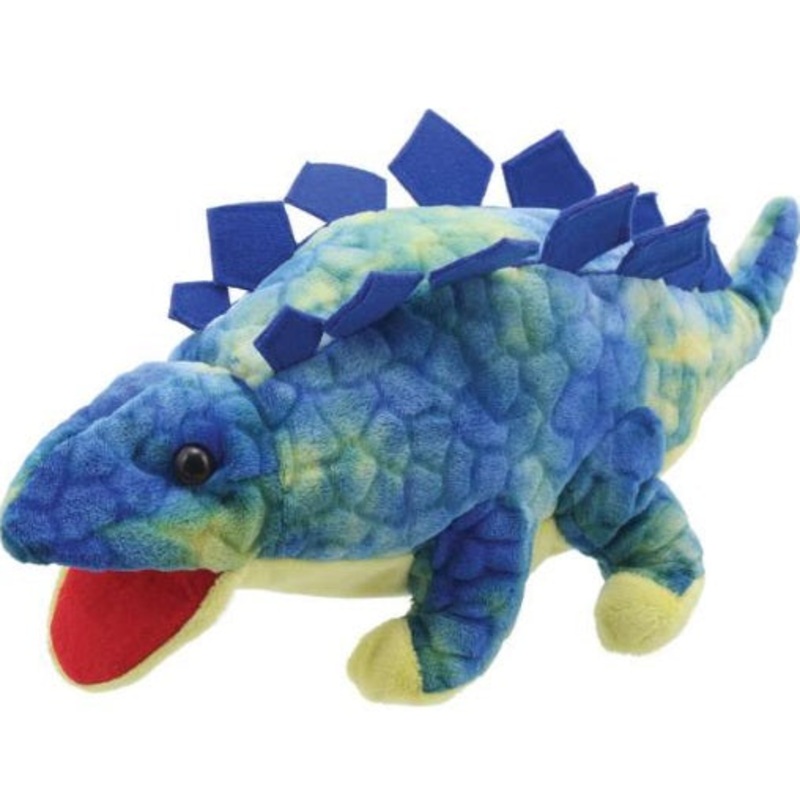 Baby Stegosaurus Blue Dino Pup