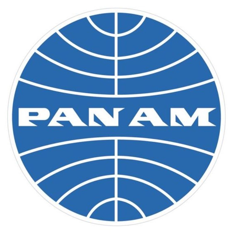 Pan Am Logo Sticker