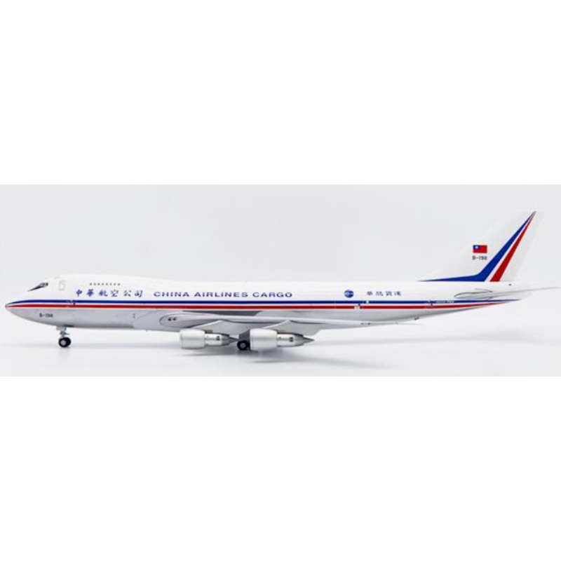 XX20535 | JC Wings 1:200 | Boeing 747-200F "OC, Polished" China Airlines Cargo Reg: B-198 With Stand | is due August 2025