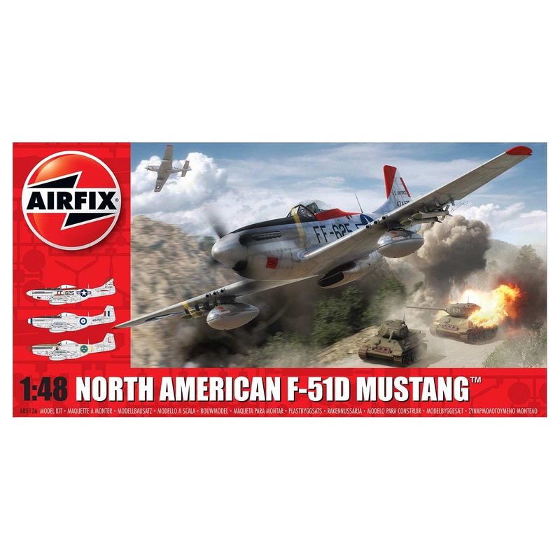 AIRFIX 1/48 North American F51D Mustang (a05136)