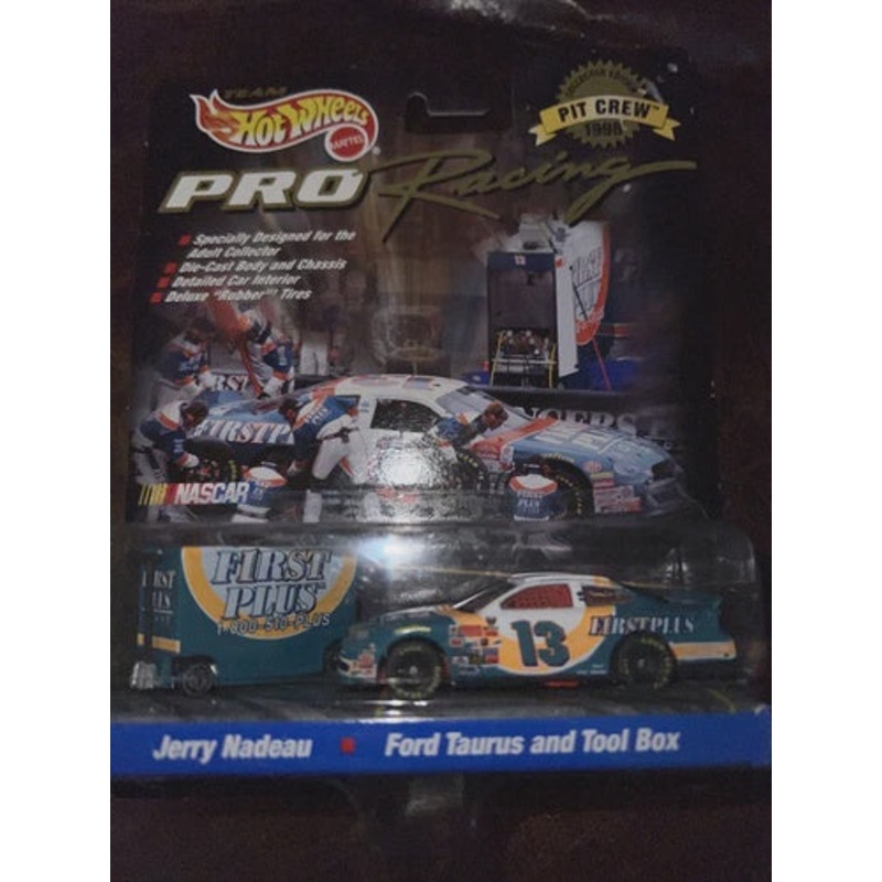 Team Hot Wheels Pro NASCAR #13 Jerry Nadeau Elliott-Marino Racing Ford Taurus