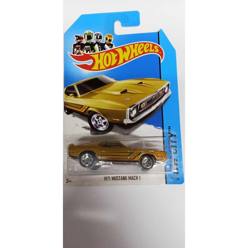 2014 Hot Wheels #94 HW City- 1971 FORD MUSTANG MACH 1  (BFD84)