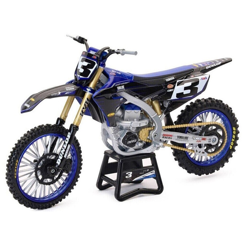Yamaha YZ450F Championship Edition Motorcycle #3 Eli Tomac "Yamaha Factory Racing" 1/12 Diecast Model by New Ray