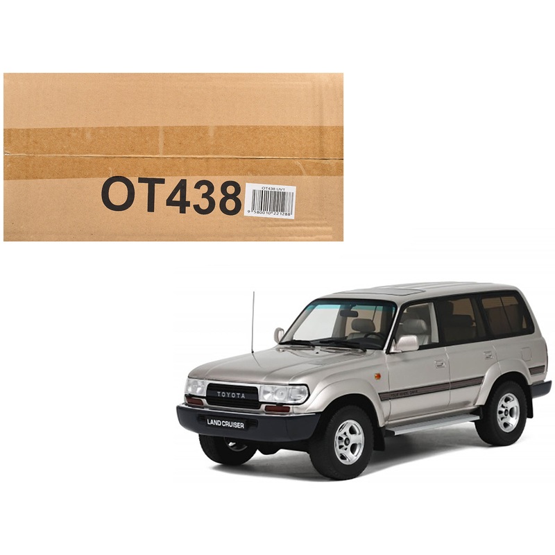 1992 Toyota Land Cruiser HDJ80 Beige Metallic Limited Edition to 3000 pieces Worldwide 1/18 Model Car by Otto Mobile