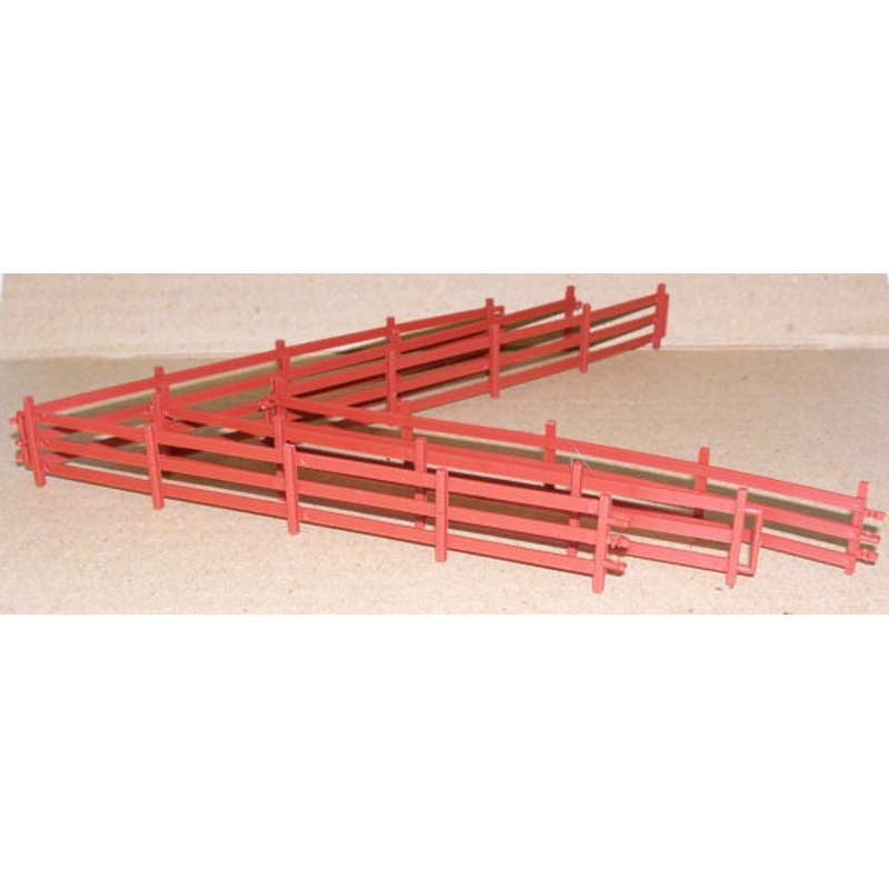 #ST202 1/64 Brown Board Fence