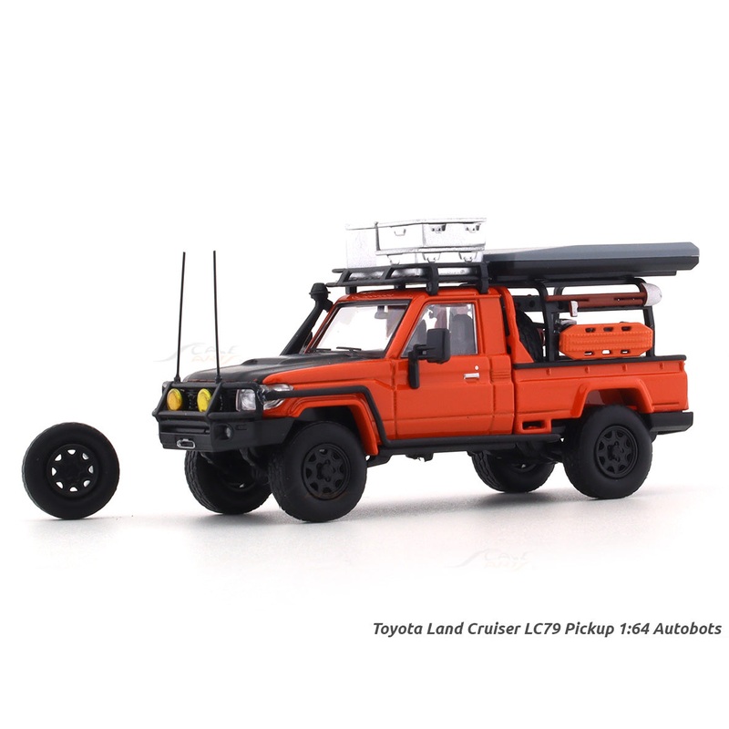 Toyota Land Cruiser LC79 Pickup orange 1:64 Autobots Model diecast scale model car