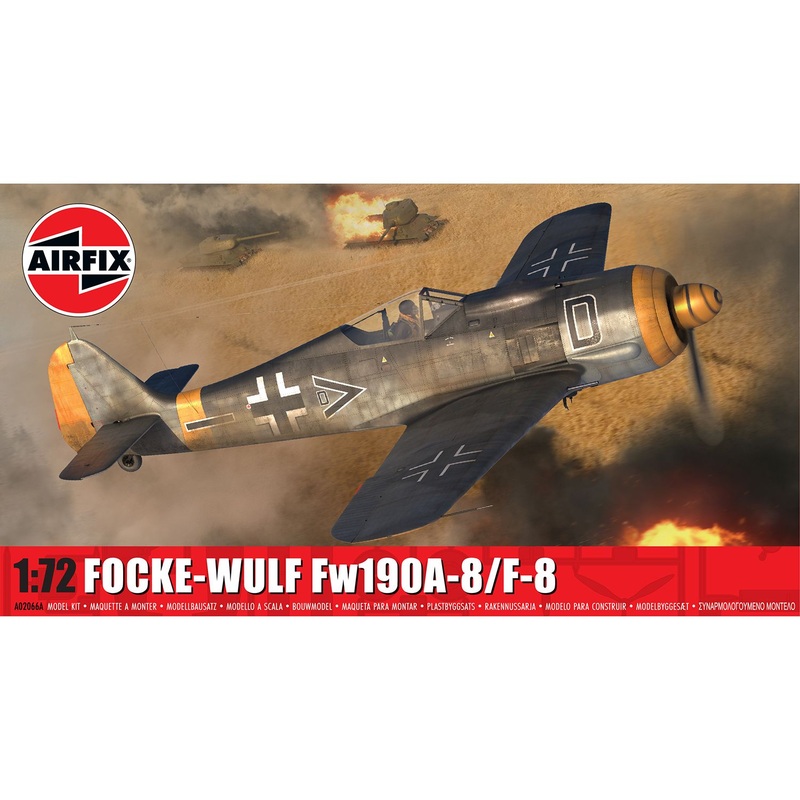 Airfix 1/72 German Focke Wulf Fw190A-8/F-8 A02066A