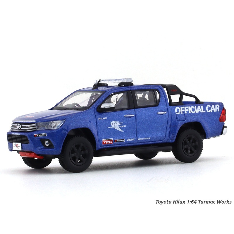 Toyota Hilux Blue 1:64 Tarmac Works diecast scale car collectible